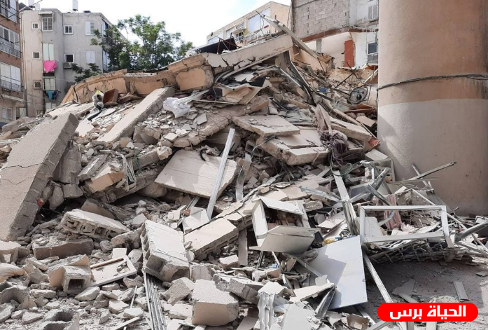 انهيار عقار سكني في تل بيب بشكل مفاجئ